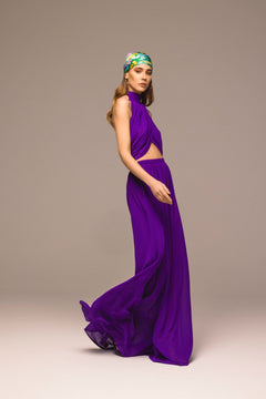 Gonna Lunga in chiffon Vicky