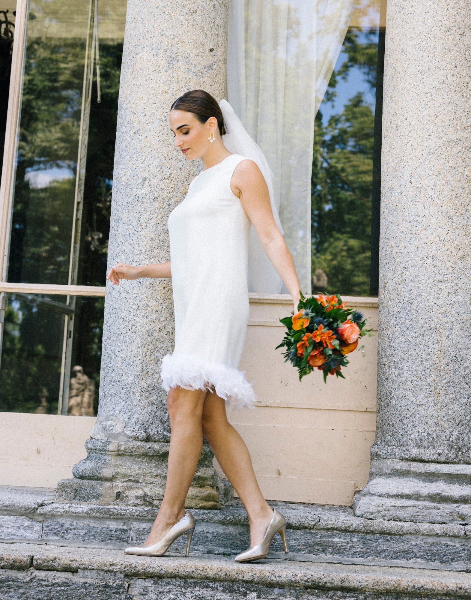 Abito sposa corto online