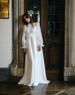 Blusa in organza Eleonor