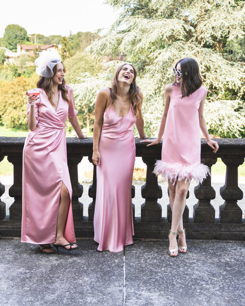 Abito con piume Jackie