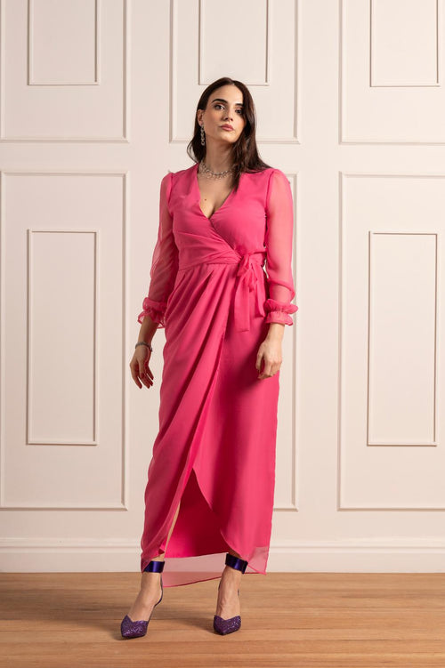 Alma wrap dress