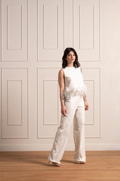 Kendal top with feathers