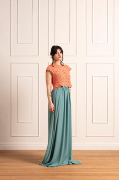 Gonna Lunga in chiffon Vicky