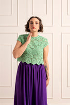 Top in macramè Valerie
