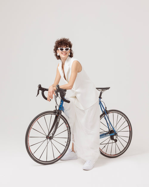 Giacca Sissy con maniche staccabili in pizzo