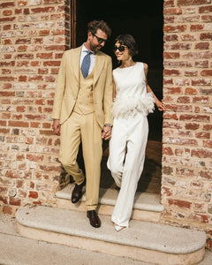 Kendal top with feathers