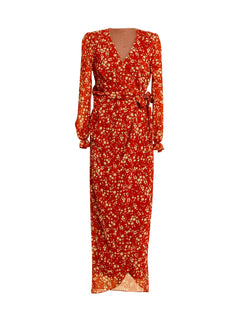 Abito Alma stampa rossa - Capsule Dolce Vita