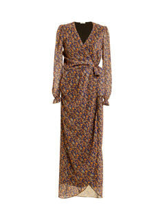 Abito Alma stampa blu - Capsule Dolce Vita