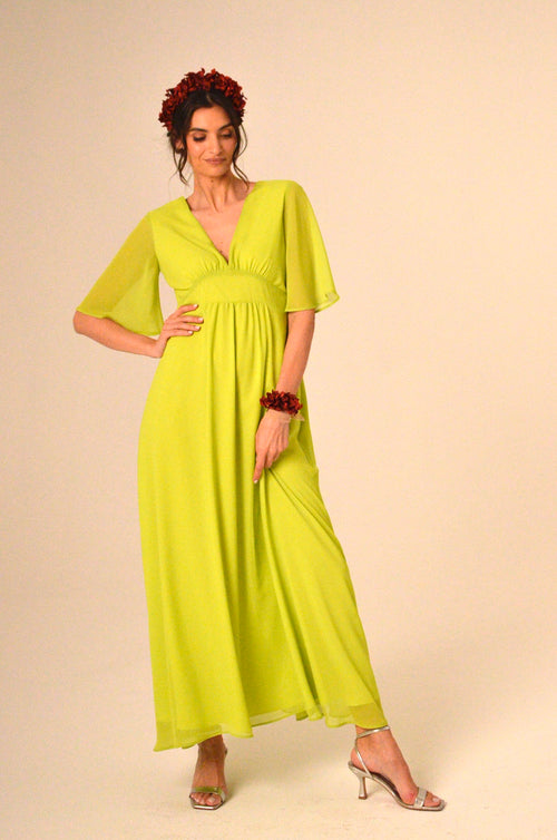 Abito Adele in Chiffon Acid