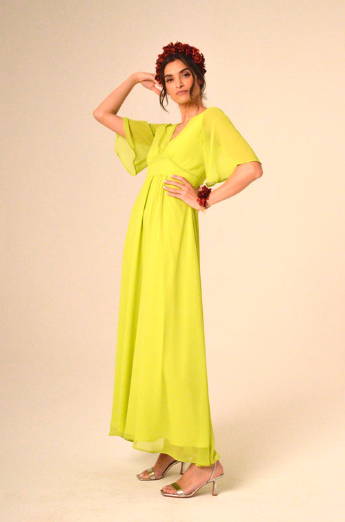 Abito Adele in Chiffon Acid