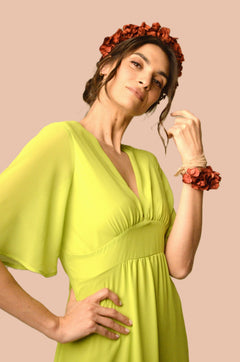 Abito Adele in Chiffon Acid