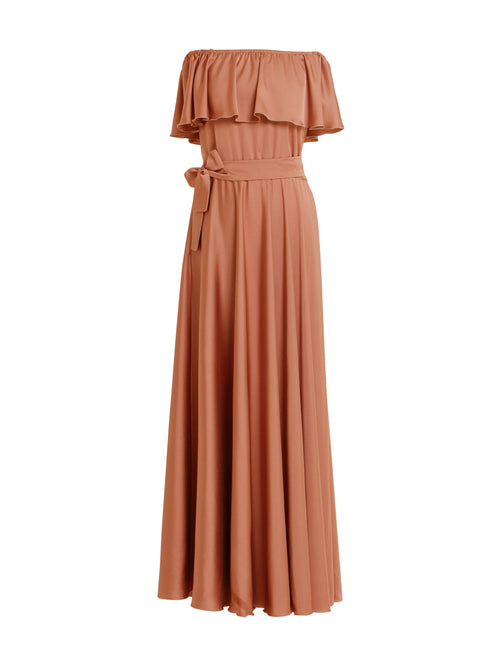 Abito in raso Mirabel