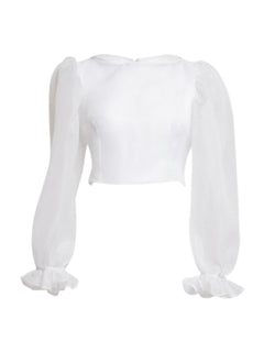 Blusa in organza Eleonor