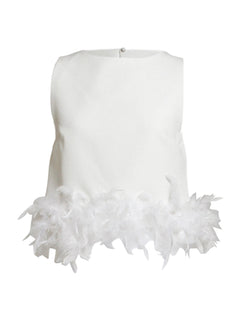 Kendal top with feathers