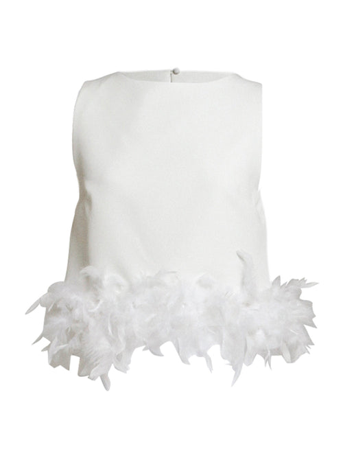 Kendal top with feathers