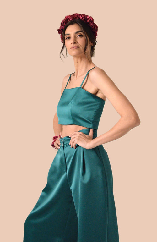 Top Sony in Satin Verde